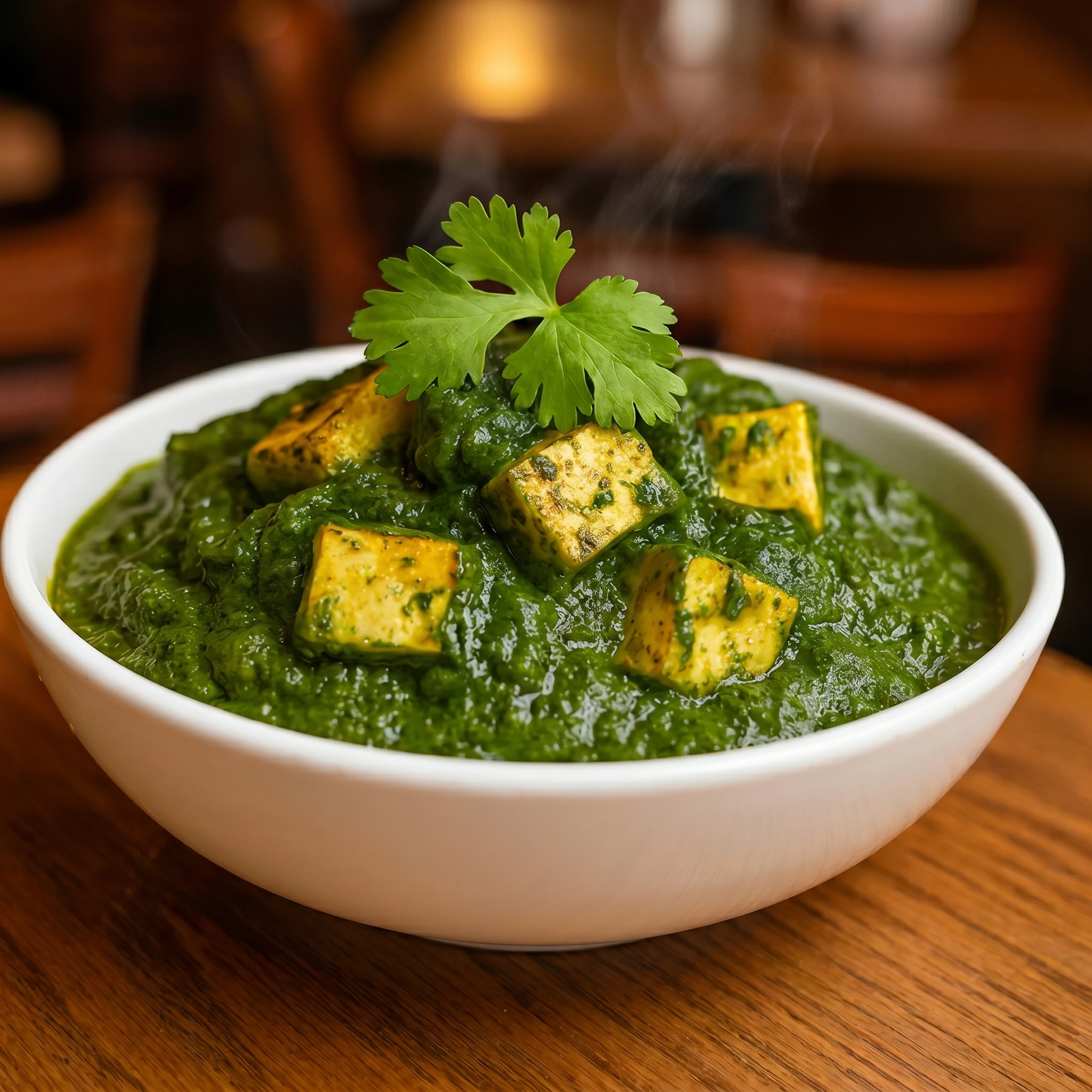 Palak Paneer at New Asian Village Sherwood Park