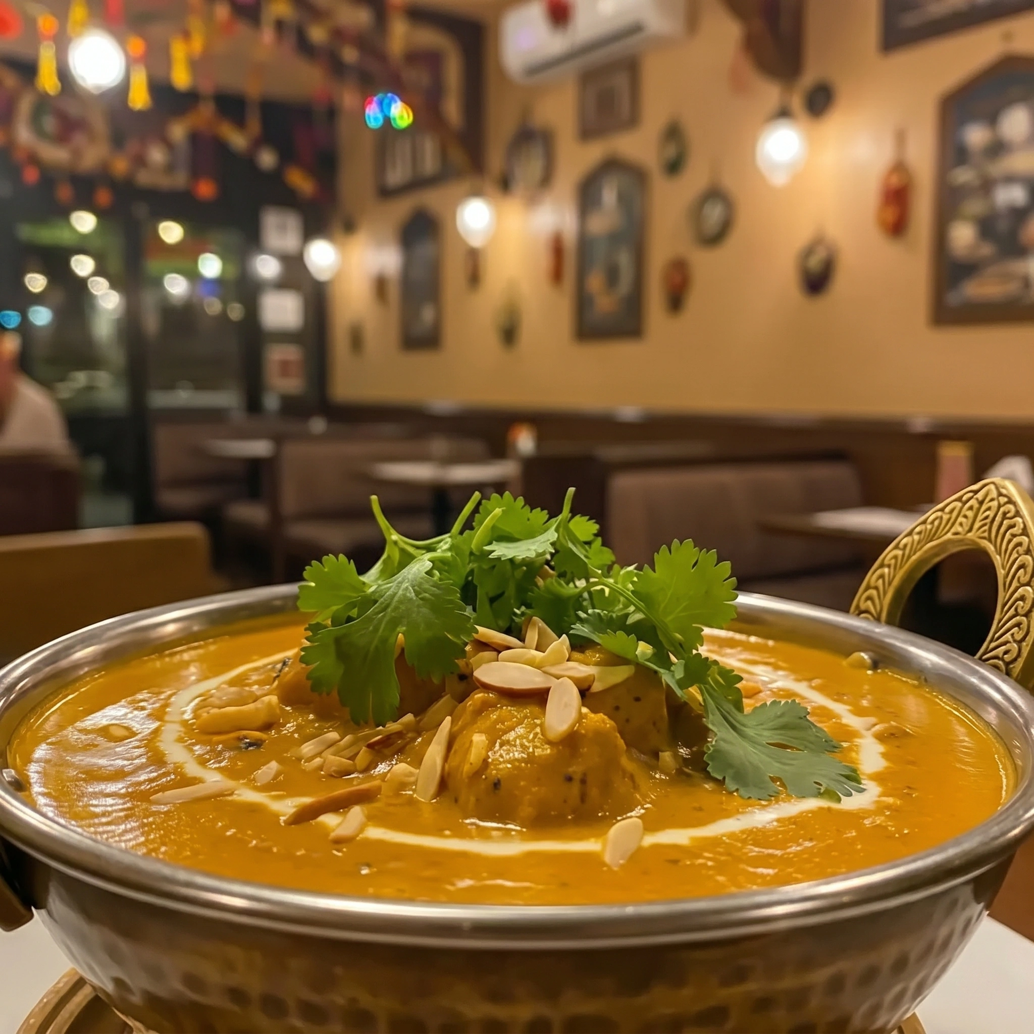 Vegetarian Korma at New Asian Village Sherwood Park